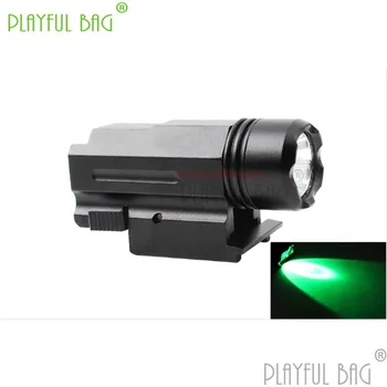 Zunanje aktivnosti CS 20 mm skladbo objemka igrača vode bullet pištolo LED močna luč zeleno luč taktike dol visi svetilka Z17