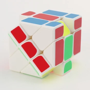 Magic Cube Čudno Obliko Spremembe Ohlapno YJ8318 Hitrost Kocka YJ 3x3x3 Črno Belo Telo Kocka Nova