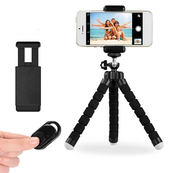 Hobotnica Mini Stojalo Z Bluetooth Remote selfie monopod Tabela Namizno Stojalo Držalo za Telefon Stojalo Za iPhone, Samsung Xiaomi Huawei
