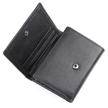 Moda za moške denarnice pravega usnja trifold kartico sim denarnice žepu, torbi za moškega
