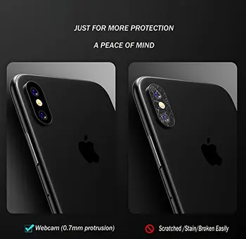 3x HD za iPhone XR 6.1 Nazaj Objektiv Kamere Protector Za iPhone XS Max za 6,5 palčni Kaljeno Steklo Proti-Eksplozijsko Zaščitna folija Nova