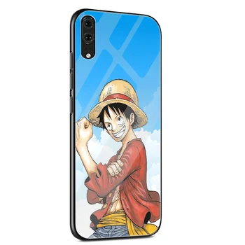 Anime Enem Kosu Luksuzni Mobilni Mehko Stekla Primeru Telefon za Samsung A10 A20 A30 A40 A50 A60 A70 A51 A71 A81 Pokrov