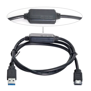 CYSM USB3.0 do Moči Nad eSATA 5 V Ac USB2.0 na HDD/SSD/LIHO eSATAp Pretvornik