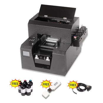 Samodejno multifunkcijski tiskalnik A4 UV-valjni tiskalnik je primeren za tiskanje na mobilni telefon lupini valj, kovine, stekla