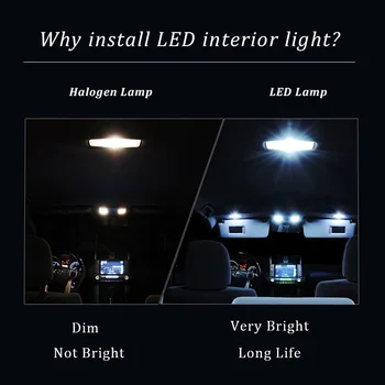 TPKE 9PCS LED Notranja Osvetlitev brez Napak CANBUS Žarnice Celoten Komplet Za 2011-2017 BMW X3 z Dovoljenjem Nečimrnosti Ogledalo, Škatle za Rokavice Svetlobe