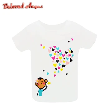 Ljubljeni Angel Baby Dekleta Tshirt Fantje Poletje Kratka Sleeved Priložnostne majice Za Otroke Otrok Bombaž Vrhovi Dekle Poletje Tee