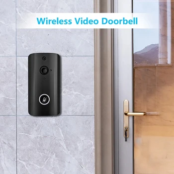 Wi-Fi Video Zvonec Kamera 720P Visual Realnem času Interkom Brezžični Video Bell s Zaznavanje Gibanja Govori Home Security Kamera
