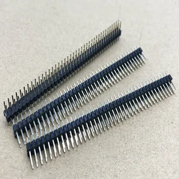 5PCS 2.54 MM razmik moški dvakrat zapored pin Header 2.54 2X40P 2X40 naravnost pin 80P