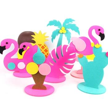 Stalni Počutil Flamingo Ananas Kaktus Kokosovo Drevo Obliko Tabele plovila Poletje Tropskih Luau okraski stranka flamingo dobave