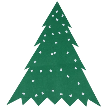 Čutiti Božično Drevo za Otroke 95 cm Diy Božično Drevo z Malčki 32Pcs Okraski za Otroke Xmas Darila Visi Doma Vrata