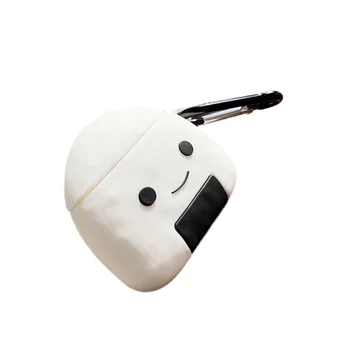 Anti Slip Brezžične Slušalke Zaščitna Ustvarjalne Silikonskih Čepkov Primeru Slušalke pokrijemo s Obroč Združljiv za AirPods 1/2 - Seaw