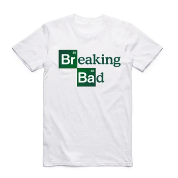 Azijske Velikost Moške In Ženske Tiskanje Breaking Bad T-shirt Poletje Priložnostne O-Vratu Kratek Rokav Heisenberg Unisex Tshirt HCP4291