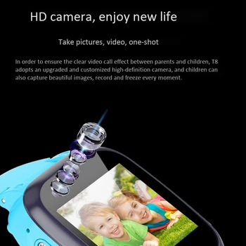 4G Otroci je Pametno Gledati HD Pritisnite Sn GPS uro z Klic Kamera
