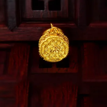 Prvotni načrt Ogrlico, Obesek, Kitajski, klasični slog, ki je edinstven stari zlato obrti svetlobno razkošje čar ženske srebrni nakit