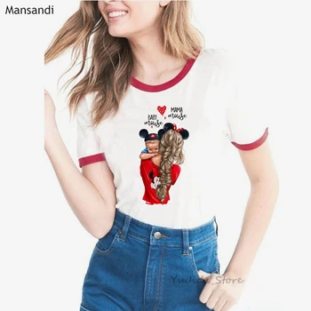Super mama tshirt femme mati in hči grafični tees rokavi ženske harajuku majica bele modi majica s kratkimi rokavi ženske tumblr oblačila