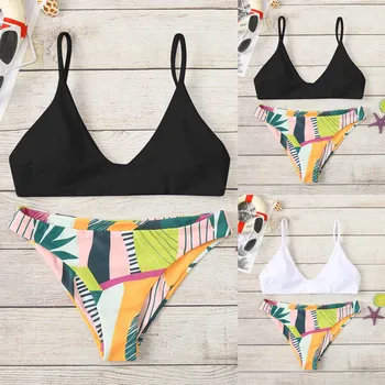 Bikini 2021 Seksi Brazilske Ženske Kopalke, Kopalke Dva Kosa Push Up Bikini Komplet Plaži, Kopalne Obleke Plavati Obrabe, Plavanje Obleko