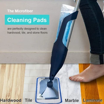 6 Pack Microfiber Cleaning Pads for Bona Premium Spray Mop