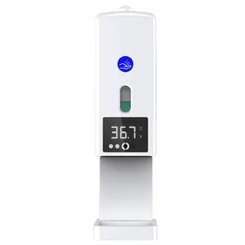 2 v 1, smart steno nameščenih samodejno brezkontaktno merjenje temperature milo razpršilnik infrardeči senzor Električni hand sanitizer