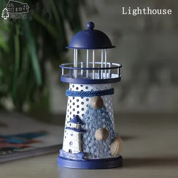 Nov prihod LED Sredozemlje-style svetilnik kovanega železa Svečnik Nočne Romantične Počitnice okraski Doma dekoracijo
