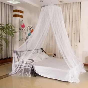 Elegantno Klasično romantično sweet princess študentov na Prostem visi dome mreže proti komarjem Krog Čipke Insektov Postelje Krošnjami Mrežastih Zaves