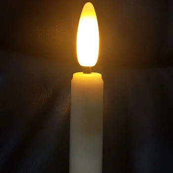 6 KOS LED Sveča, Luč, ki se Uporablja za Poroko, Rojstni dan, Cerkev, Stranka, Dekoracijo na Baterijski Pogon