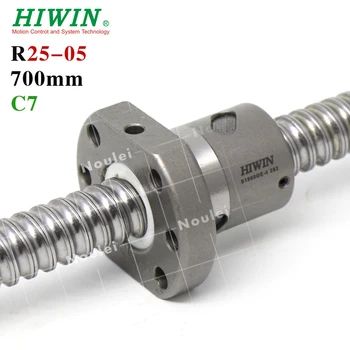 HIWIN FSI 700 mm 2505 5 mm vodi vijak cnc žogo vijak za nastavitev in na koncu za strojno vodi vijak visoko stabilnost linearni CNC deli