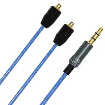 MMCX Zamenjava Stereo Avdio Kabel Podaljšek Glasbe Kabel za Shure SE215