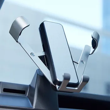 Avto Nosilec Za Telefon, Centeral Nadzor Armaturne Plošče Zraka Vtičnico Navigacijske Kovinski Nosilci Za Tesla Model X Notranja Oprema