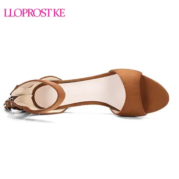 Lloprost ke 2019 nove ženske sandale jate preprost visoke pete, čevlji zip trdne barve poletje čevlji modni obleko, čevlje, ženska H78