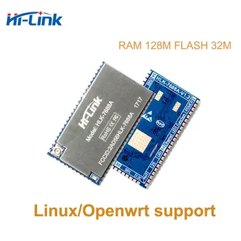 Brezplačna dostava vroče prodaje 3pcs/veliko HLK-7688A AURT brezžični WIFI Modul MT7688AN Čip Podpora Linux /Openwrt 128M RAM 32 MILIJONOV FLASH