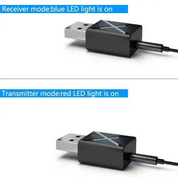 2v1 USB Brezžična tehnologija Bluetooth Oddajnik, Sprejemnik, Stereo Zvok Glasbe Adapter Z 3.5 mm Audio Kabel Za TV Doma MP3, PC Avto M5TB