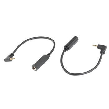 2Pcs pozlačeno 3,5 mm Moški Komolec, da 6,35 mm o Ženski Adapter Kabel, Primeren za Mikrofon, Elektronske Orgle Kabel