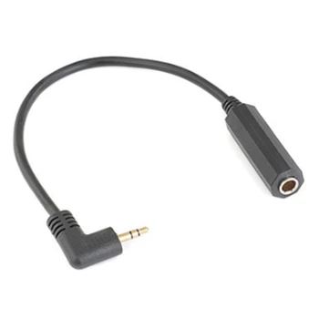 2Pcs pozlačeno 3,5 mm Moški Komolec, da 6,35 mm o Ženski Adapter Kabel, Primeren za Mikrofon, Elektronske Orgle Kabel