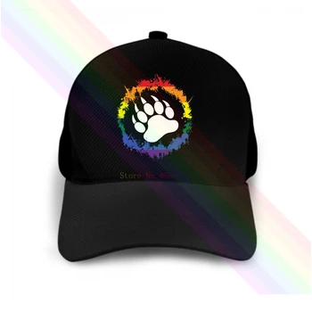 La Maxpa gay medved šapa z gej ponos zastavo 2020 Najnovejši Black Priljubljena Baseball Skp Klobuki Unisex