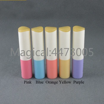 50/100 kozarcev/veliko 5g Prazno plastično lip gloss cev kozmetični balzam za ustnice posodo ličila za ustnice palico cev lupini se lahko ponovno polnijo vzorec vial