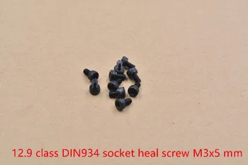 Visoko trdnost zlitine jekla vijak DIN912 M3x5 vijak za 12,9 razred vtičnico zdraviti šestrobi vijak za stojalo z glavo skp vijak 10pcs