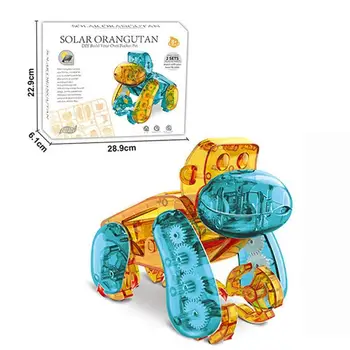 Robot Dodatki za Zabavo Stvari, Igrače za Otroke Polžev Učenja In Znanosti Za Otroke Sončne Igrače B6E6