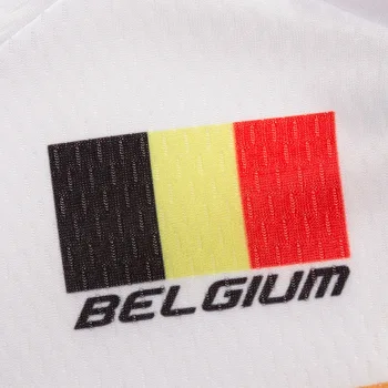 2018 Pro Team Država Belgija Kolesarjenje Jersey Moški Kratek Rokav kolesarska Oblačila Kolesarska mtb Cestno Kolo Šport Jersey Majica