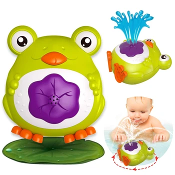 Srčkan Žaba Obliko Baby Kopel Igrače za Toddlers Vodni curek Kad, Igrače, Tuš, Bazen, Kopalnica, Mini Vodnjak Sprinkler Darila