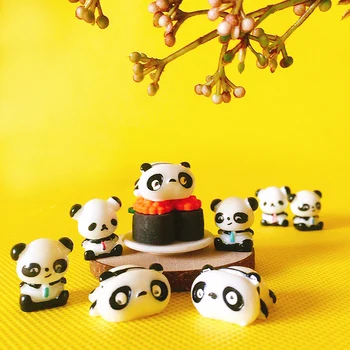 Srčkan panda/miniature živali/lep, ljubek figur/vila vrt gnome/moss terarija dekor/obrti/bonsaj/ DIY dobave