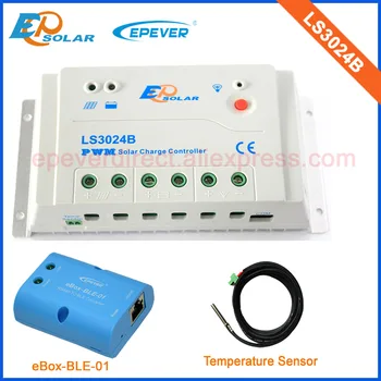 Solarni regulator PWM 30amp LS3024B s super cena z USB kabel+ MT50 remote meter v črni barvi