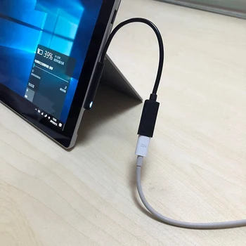 0,2 M Ženski USB-C napajalni Kabel za Surface Pro 6/5/4/3 Površina Prenosnika 1/2, 45W 15V PD Kabel za Polnjenje