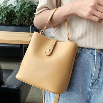 Čezmejni trgovini jeseni in pozimi leta 2020 divje moda dekle messenger torba retro vedro vreča torbici