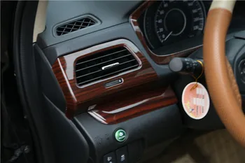 Za leta ali 2016 Honda CRV Breskev okvir lesa Radio Audio Plošče Dash Gori Trim Uspela Kit Fascijo Obraz Prostorski Okvir