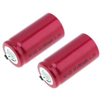 Soshine 4pcs 1,2 V NI-CD SC 1900mAh Baterija za ponovno Polnjenje Bateria Baterias z Niklja Stanja za Izvijač / Vaja