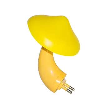 EU Plug LED Mini Rumeno Luč Gob električno Vtičnico Lučka Lučka za Spalnica Dekoracijo Doma Vroče Svetlobe pod nadzorom Senzor