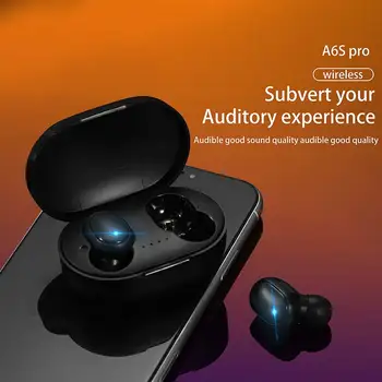 TWS Bluetooth Slušalke Brezžične Slušalke Stereo Slušalke šport Čepkov mikrofon s polnjenjem polje za pametni telefon
