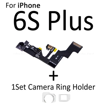 Sprednjo Kamero vklopite Senzor Bližine Svetlobe Mic Flex Kabel Za iPhone 4 in 4S 5 5C 5S SE 2016 6 6S Plus S Kamero Spredaj, Obroč Imetnika