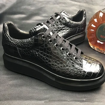 Chue nov prihod krokodil moški športni copati Moški čevlji čipke-up prosti čas, moda, moška obutev