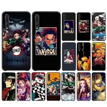 Yinuoda Anime Demon Slayer Kimetsu ne Yaiba Mehko Telefon Primeru Kritje Za Huawei P10 20 30 40 Lite P20Pro P30Pro P40Pro Psmart